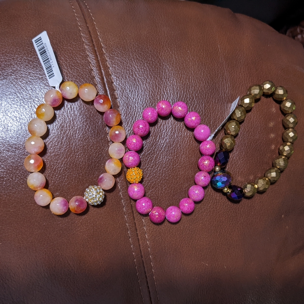 3 JoJo Loves You bracelets